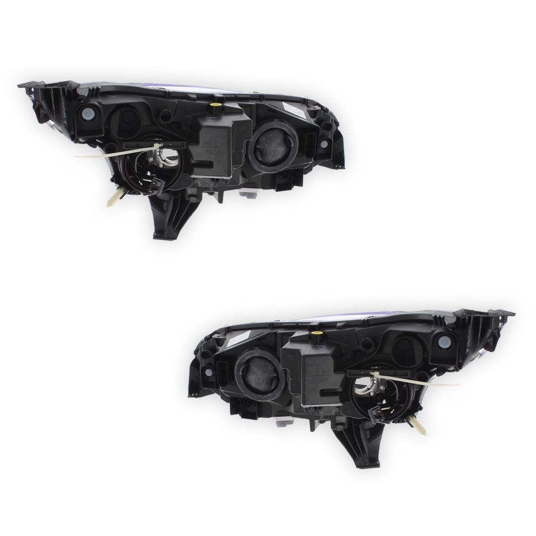 Ford Transit Connect Black Headlights 2010 - 2018 OEM-Style Aftermarket Left & Right