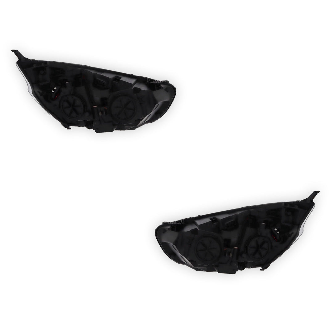 Ford Transit Custom Black Headlights 2018 - 2024 OEM-Style Aftermarket Left & Right