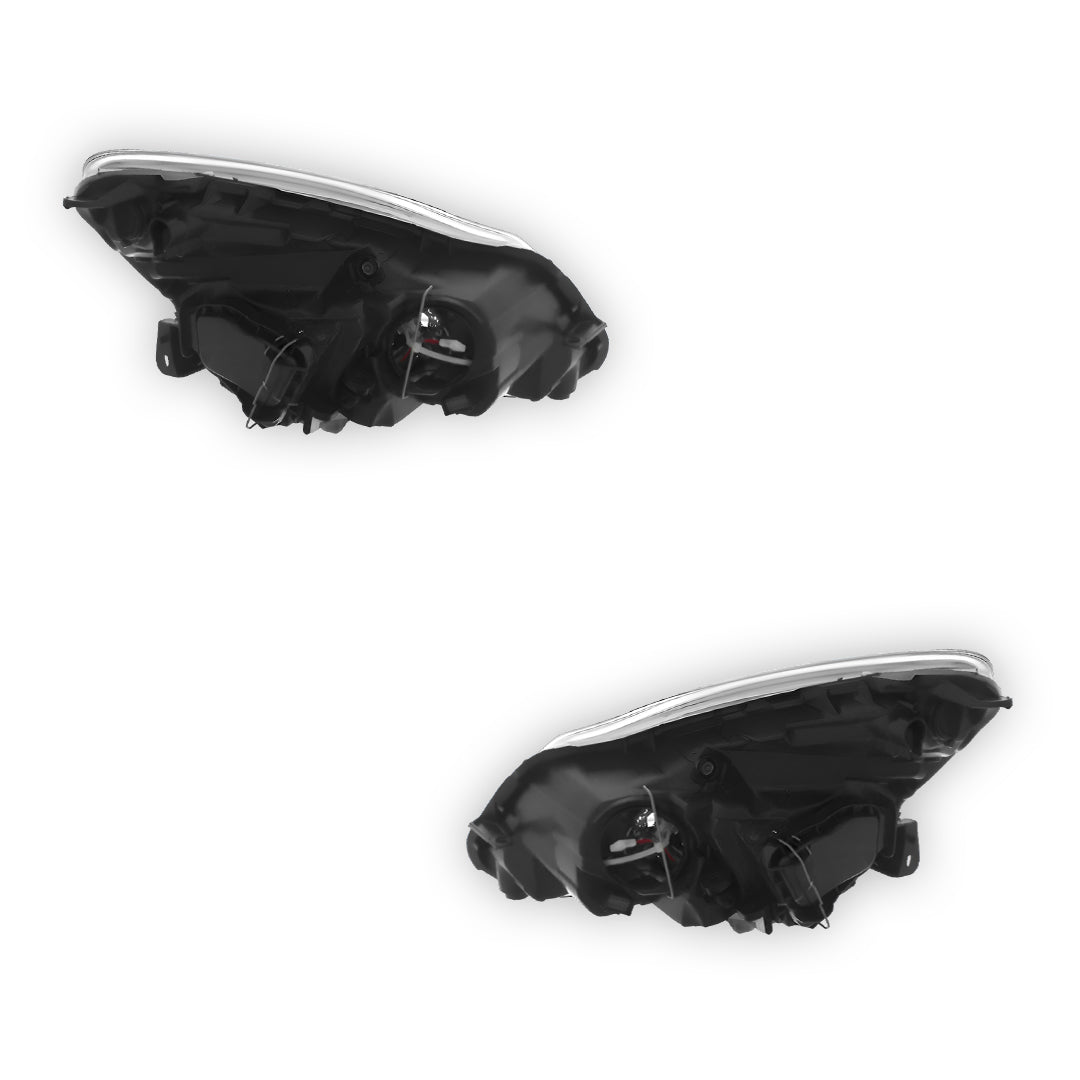 Vauxhall Corsa D Chrome Headlights 2011 - 2015 OEM-Style Aftermarket Left & Right