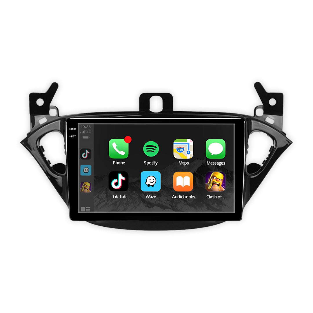 Opel Corsa (2014 - 2021) 9" Wireless Android 16 Touchscreen Stereo for Apple CarPlay / Android Auto