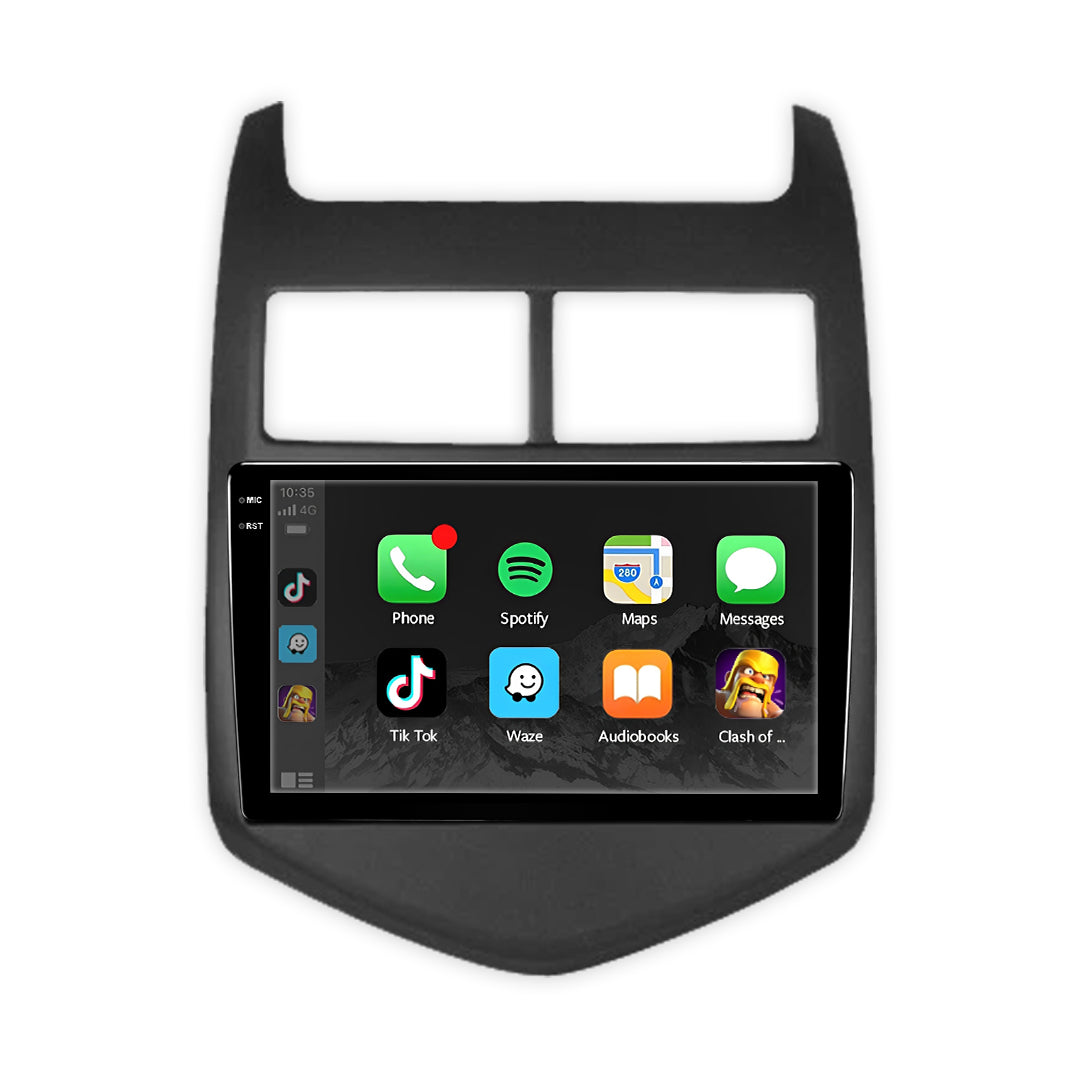 Chevrolet Aveo T300 (2011 - 2015) 9" Wireless Android 13 Touchscreen Stereo for Apple CarPlay / Android Auto