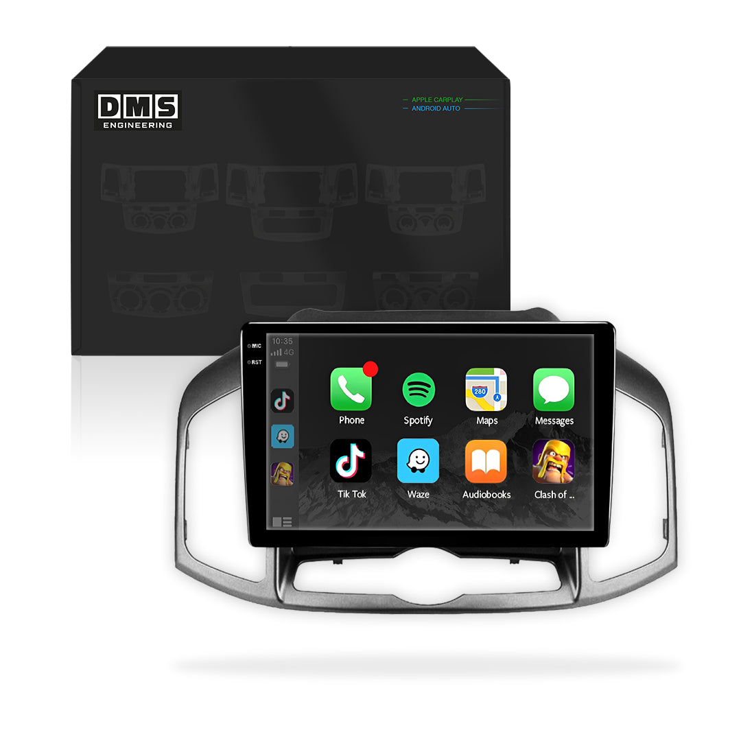 Chevrolet Captiva C100 / C140 (2006 - 2015) 9" Wireless Android 13 Touchscreen Stereo for Apple CarPlay / Android Auto