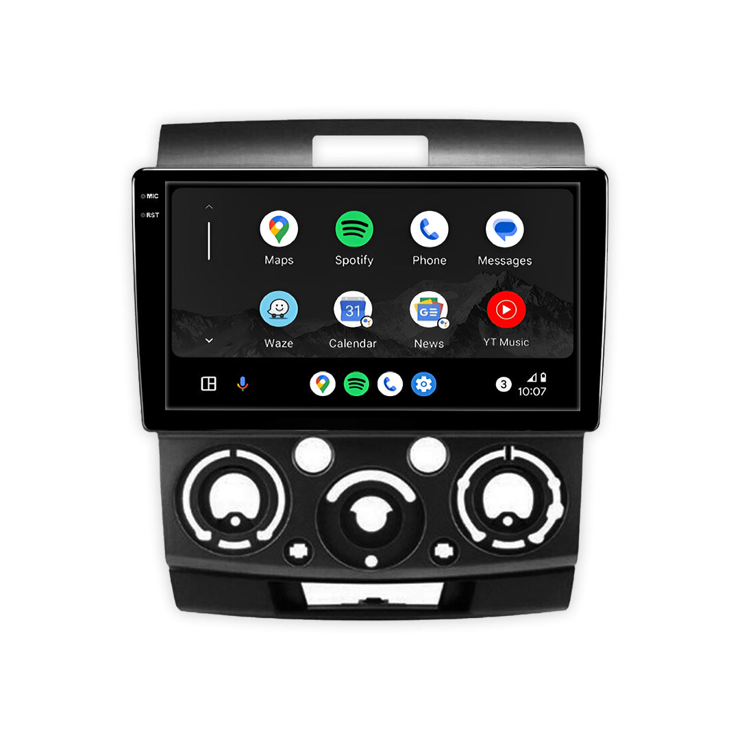 Ford Ranger PJ / PK (2006 - 2011) 9" Wireless Android 13 Touchscreen Stereo for Apple CarPlay / Android Auto