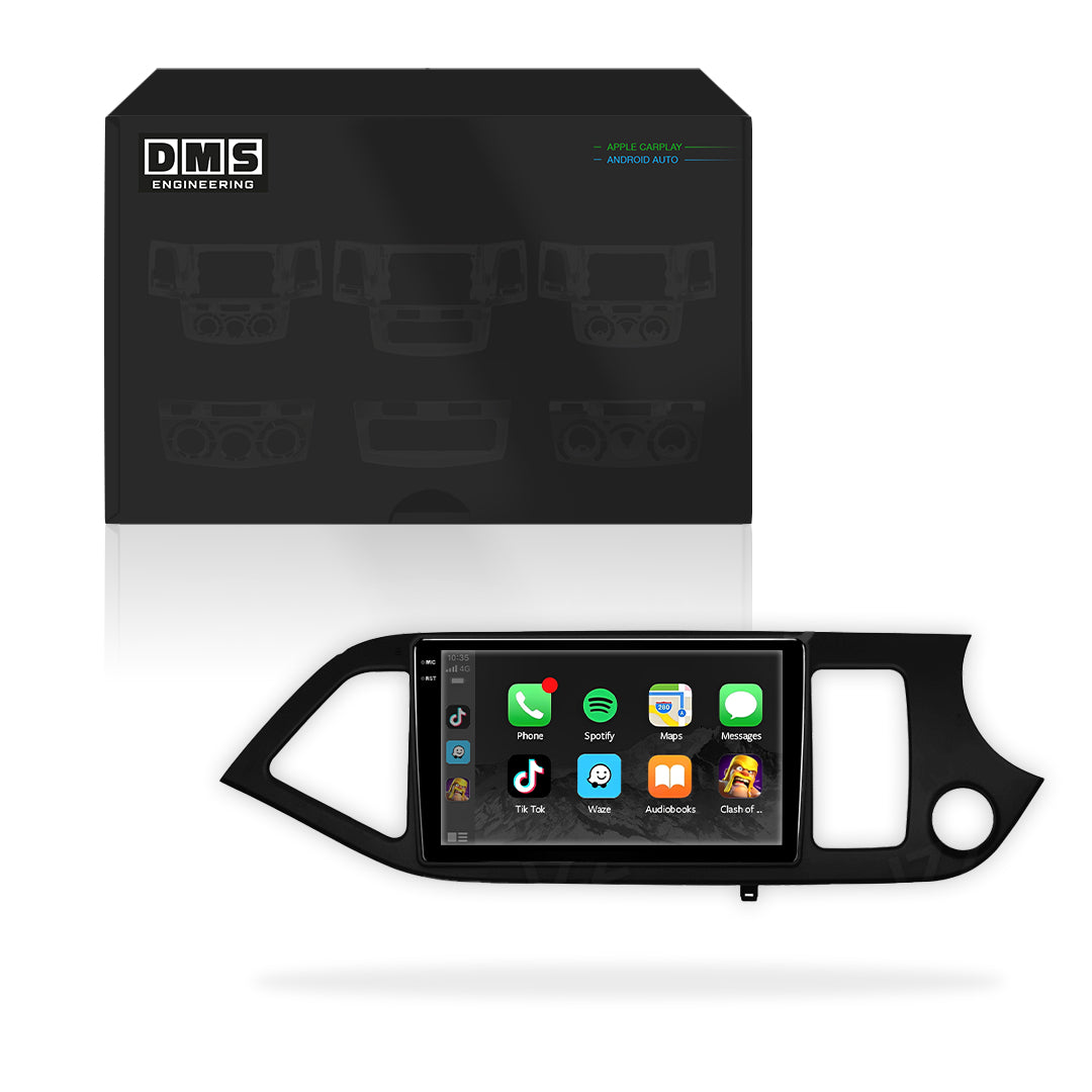Kia Picanto TA (2011 - 2017) 9" Wireless Android 13 Touchscreen Stereo for Apple CarPlay / Android Auto