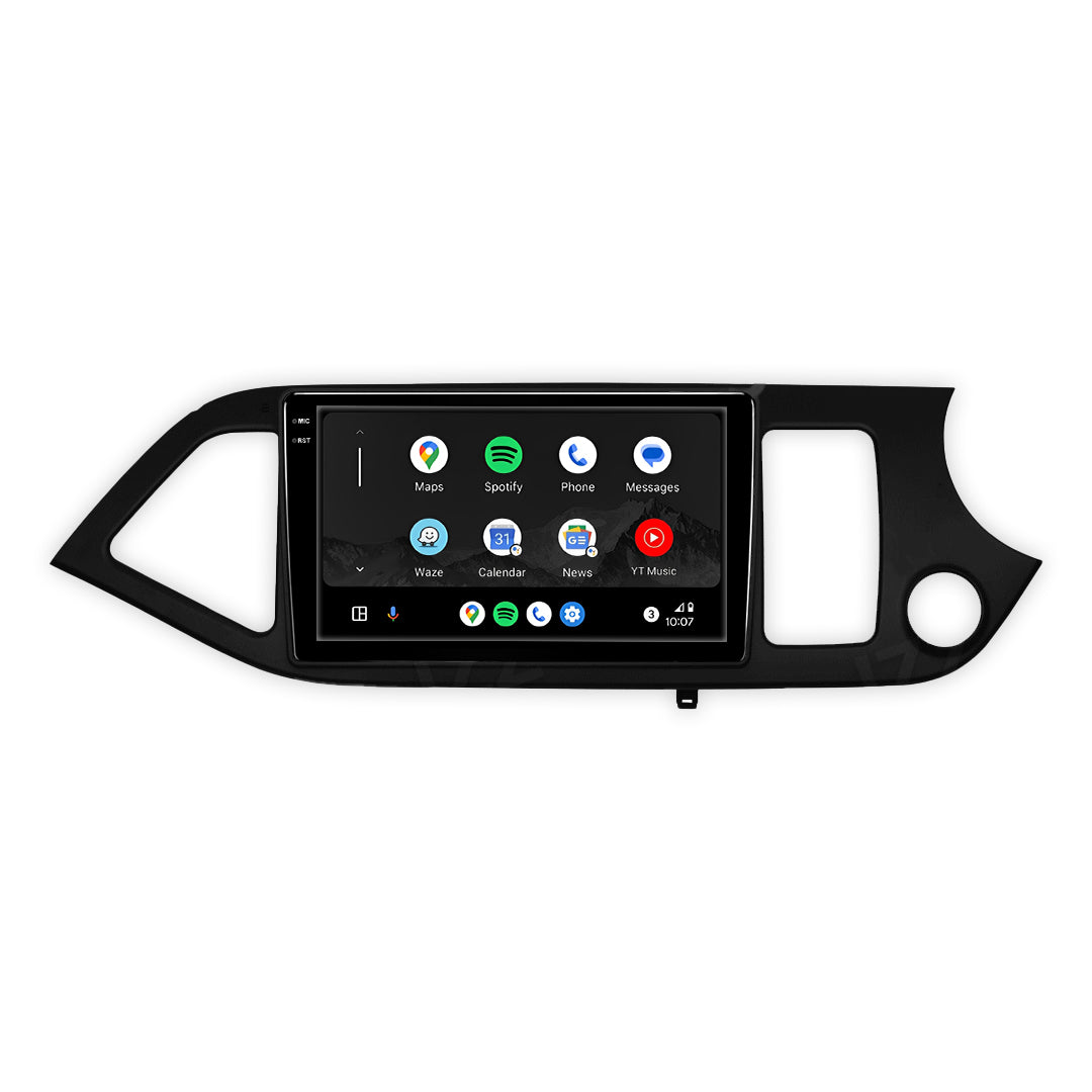 Kia Picanto TA (2011 - 2017) 9" Wireless Android 13 Touchscreen Stereo for Apple CarPlay / Android Auto