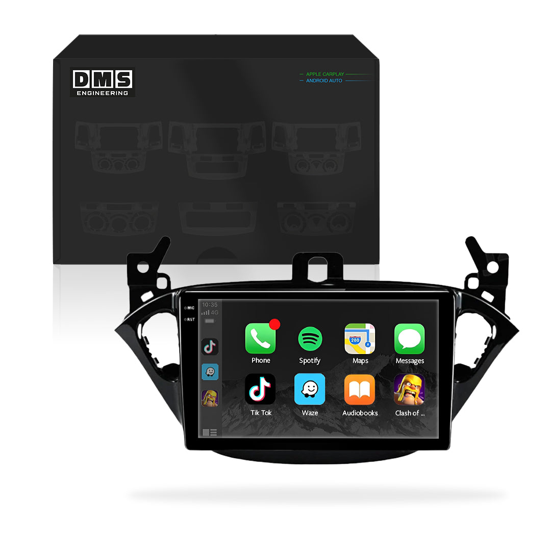 Vauxhall Corsa E (2013 - 2019) 9" Wireless Android 15 Touchscreen Stereo for Apple CarPlay / Android Auto
