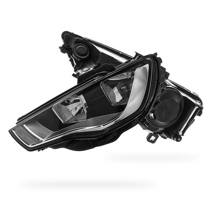 Audi A3 8V Black H7 H15 Headlights 2012 - 2016 OEM-Style Aftermarket Left & Right