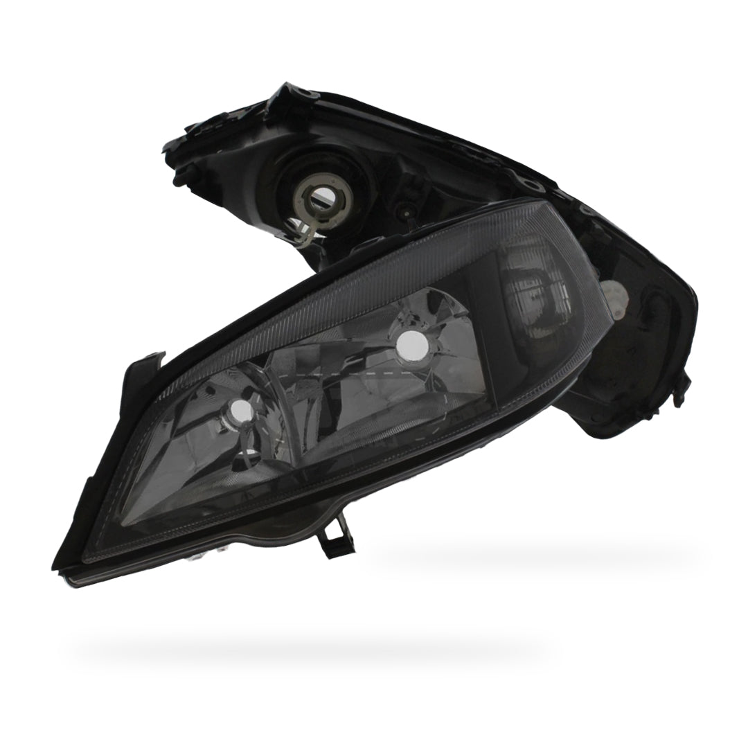 Vauxhall Astra G MK4 Black Headlights 1998 - 2004 OEM-Style Aftermarket Left & Right