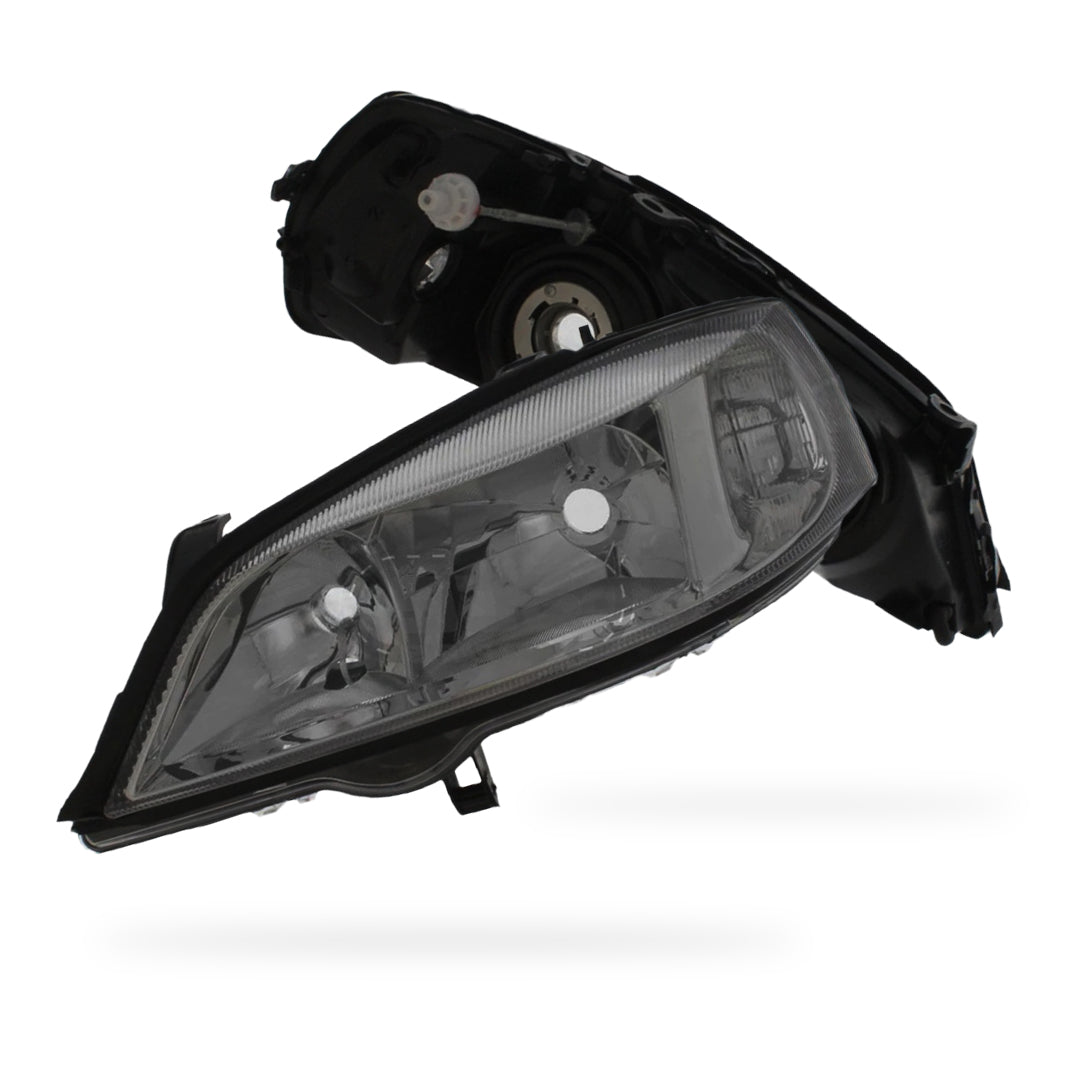 Vauxhall Astra G MK4 Chrome Headlights 1998 - 2004 OEM-Style Aftermarket Left & Right