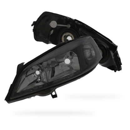 Vauxhall Astra G MK4 SXI Black Headlights 1998 - 2004 OEM-Style Aftermarket Left & Right