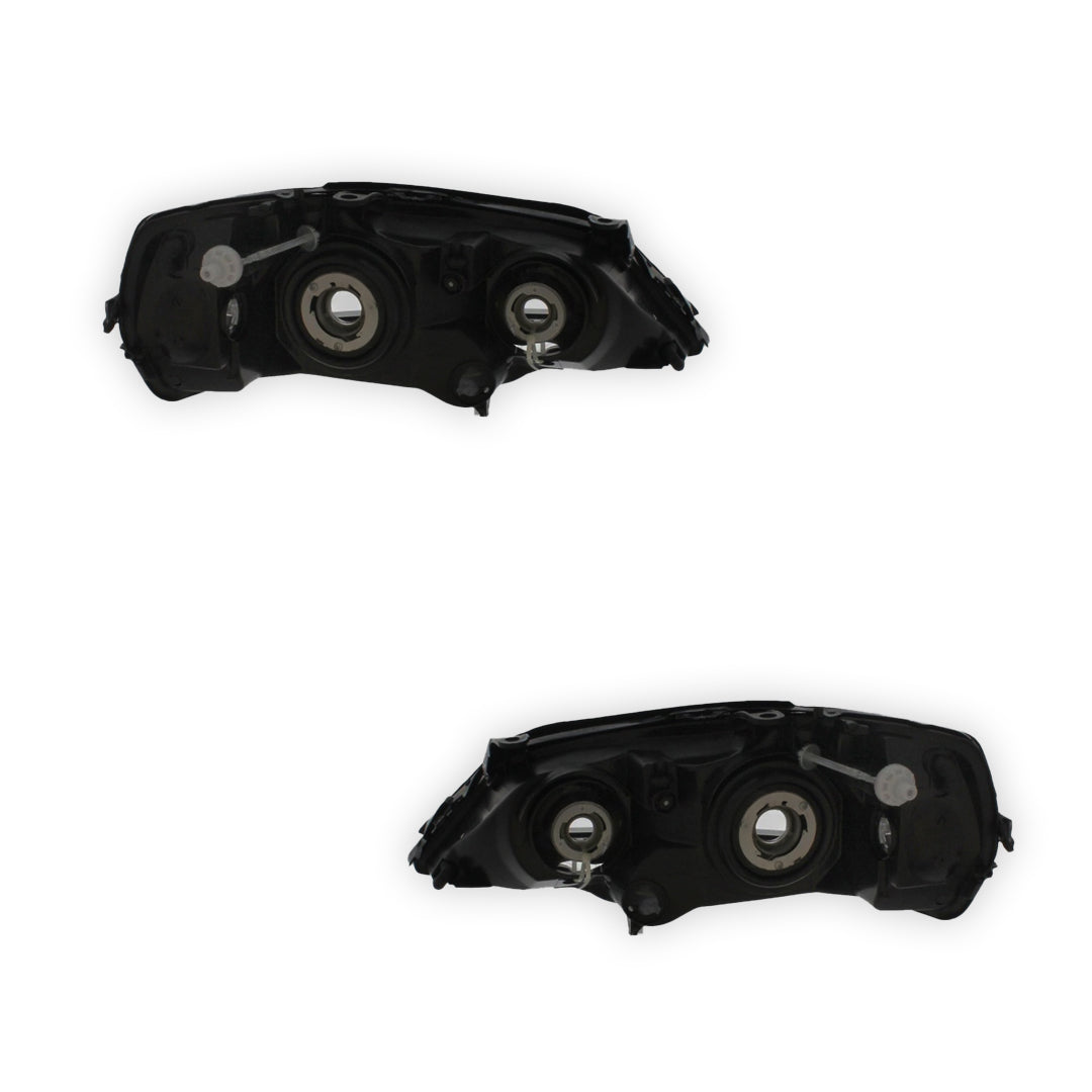 Vauxhall Astra G MK4 SXI Black Headlights 1998 - 2004 OEM-Style Aftermarket Left & Right