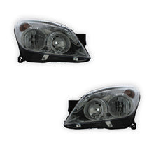 Vauxhall Astra H MK5 Chrome Headlights 2007 - 2011 OEM-Style Aftermarket Left & Right