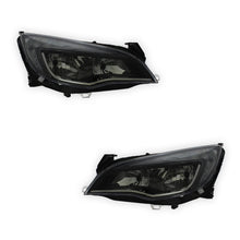 Vauxhall Astra J MK6 Black Headlights 2012 - 2016 OEM-Style Aftermarket Left & Right