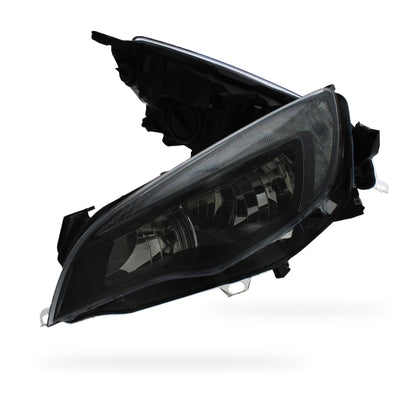 Vauxhall Astra J MK6 Black Headlights 2009 - 2012 OEM-Style Aftermarket Left & Right