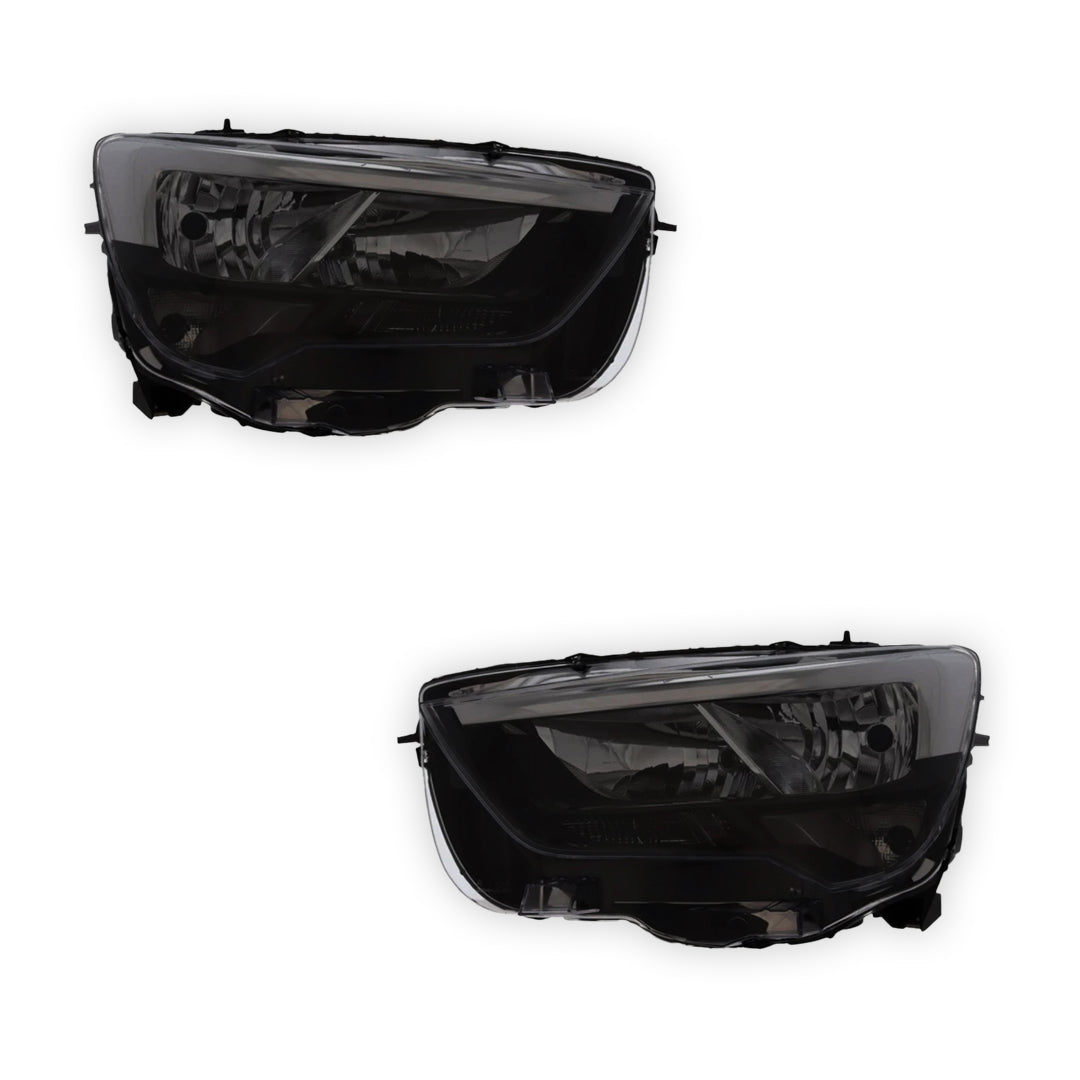 Vauxhall Combo Life K9 Black Headlights 2018 - 2023 OEM-Style Aftermarket Left & Right