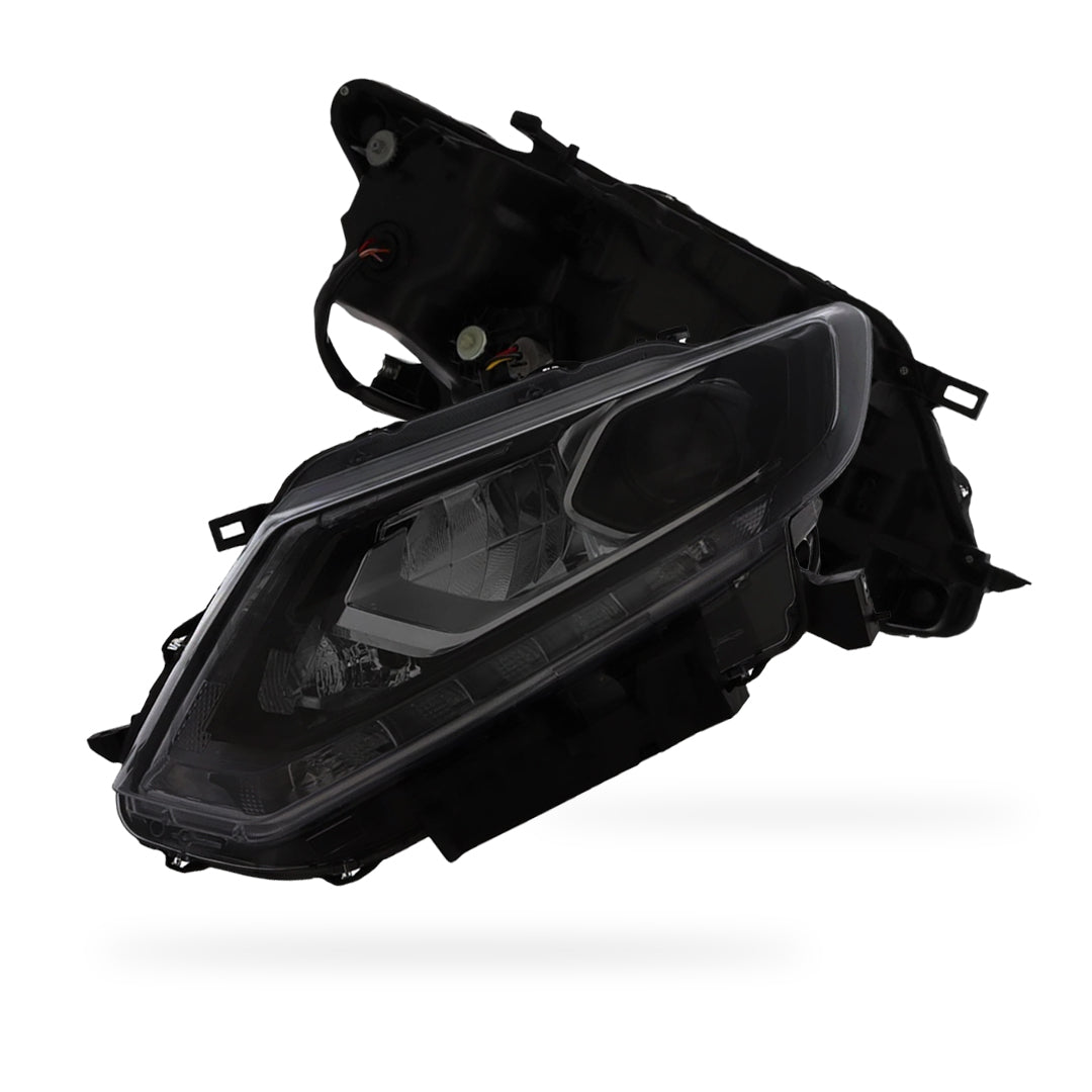 Nissan X-Trail T32 Black Headlights 2015 - 2017 OEM-Style Aftermarket Left & Right