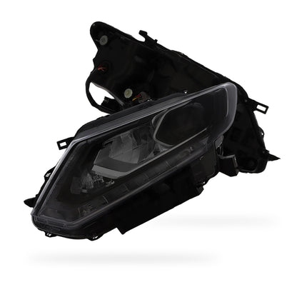 Nissan X-Trail T32 Black Headlights 2015 - 2017 OEM-Style Aftermarket Left & Right