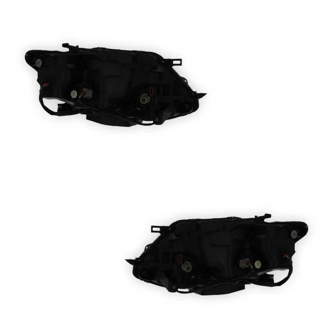 Nissan X-Trail T32 Black Headlights 2015 - 2017 OEM-Style Aftermarket Left & Right