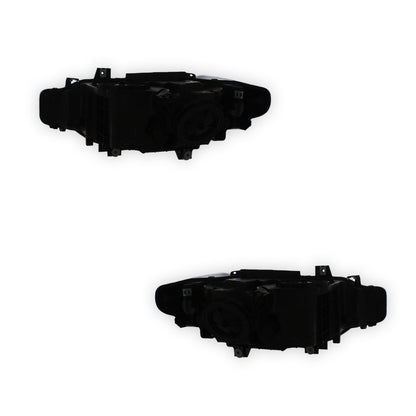 BMW 3 Series F30 / F31 Black Headlights 2011 - 2015 OEM-Style Aftermarket Left & Right