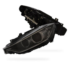 BMW 3 Series F30 Black Headlights 2011 - 2015 OEM-Style Aftermarket Left & Right