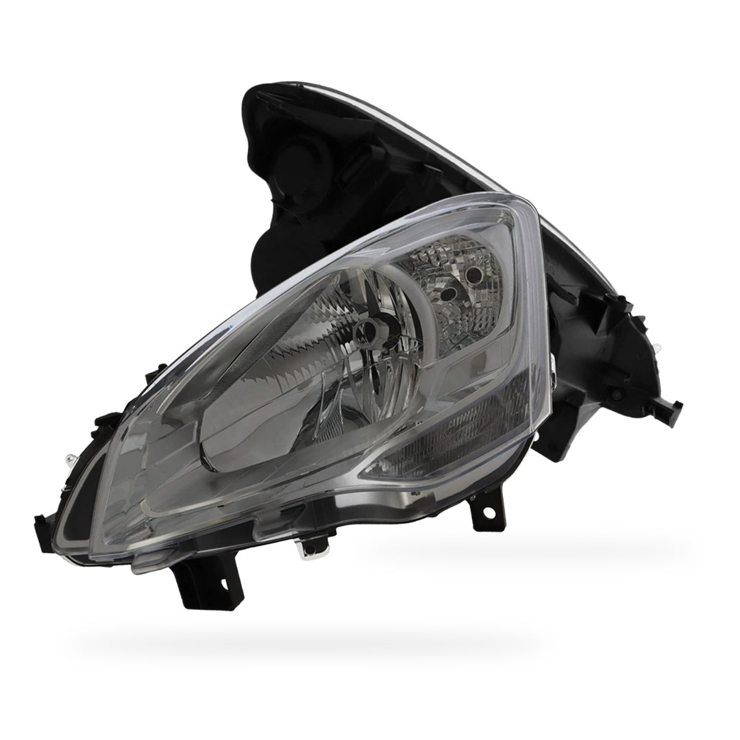 Citroen Berlingo MK2 B9 Black Headlights 2008 - 2019 OEM-Style Aftermarket Left & Right