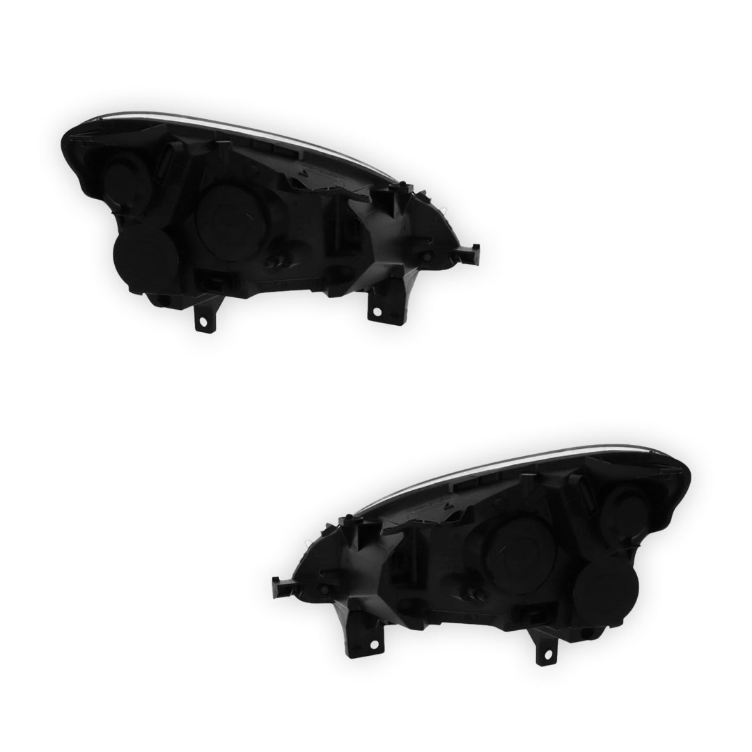 Citroen Berlingo MK2 B9 Black Headlights 2008 - 2019 OEM-Style Aftermarket Left & Right