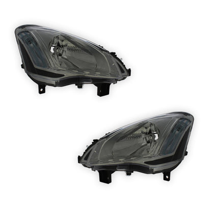 Citroen Berlingo MK2 Black Headlights 2012 - 2019 OEM-Style Aftermarket Left & Right