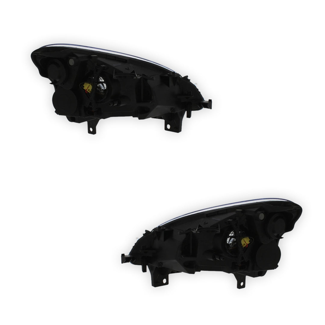 Citroen Berlingo MK2 Black Headlights 2012 - 2019 OEM-Style Aftermarket Left & Right