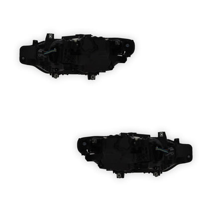 BMW 3 Series F31 LCI Black Headlights 2015 - 2020 OEM-Style Aftermarket Left & Right