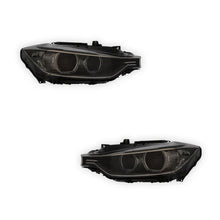 BMW 3 Series F31 Black Headlights 2011 - 2015 OEM-Style Aftermarket Left & Right