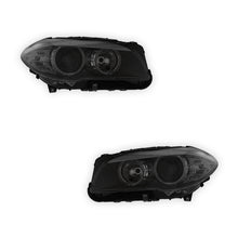 BMW 5 Series F11 Black Headlights 2010 - 2013 OEM-Style Aftermarket Left & Right