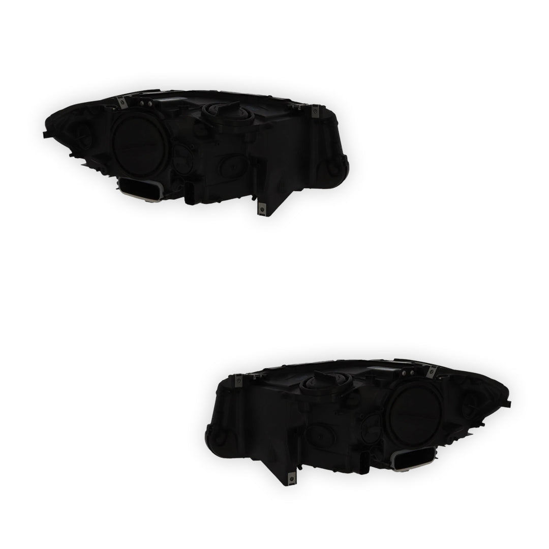 BMW 5 Series F11 Black Headlights 2010 - 2013 OEM-Style Aftermarket Left & Right