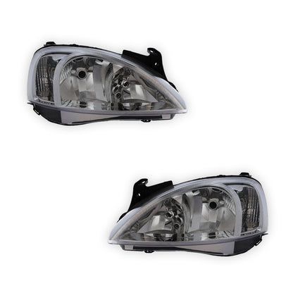 Vauxhall Combo Crystal Clear Headlights 2006 - 2012 OEM-Style Aftermarket Left & Right