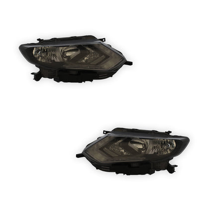 Nissan X-Trail T32 Chrome Headlights 2017 - 2022 OEM-Style Aftermarket Left & Right