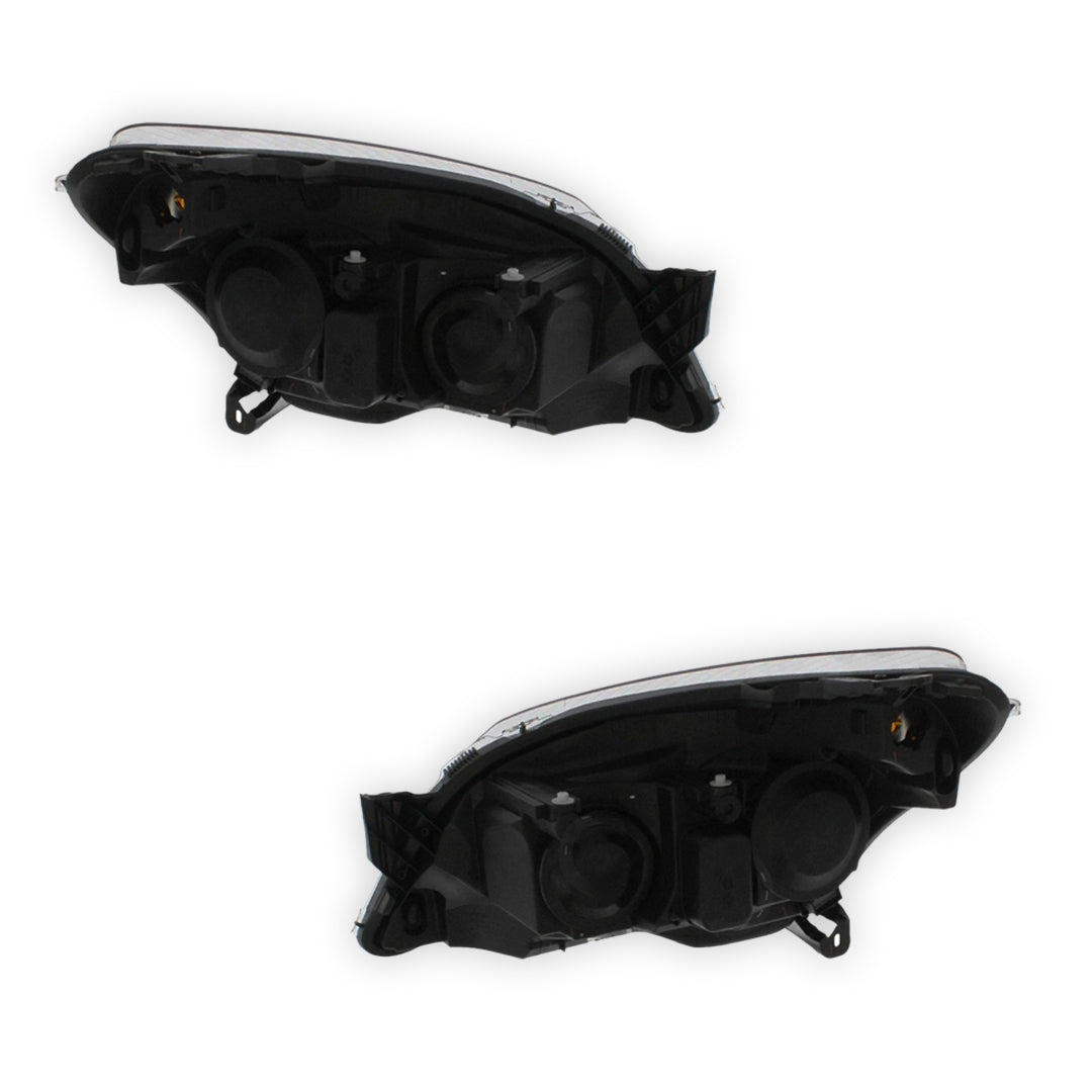 Vauxhall Astra H MK5 Black Headlights 2004 - 2007 OEM-Style Aftermarket Left & Right