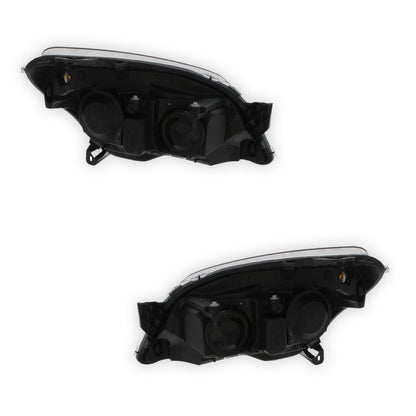 Vauxhall Astra H MK5 Black Headlights 2004 - 2007 OEM-Style Aftermarket Left & Right