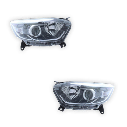 Renault Captur X87 Black Headlights 2013 - 2020 OEM-Style Aftermarket Left & Right