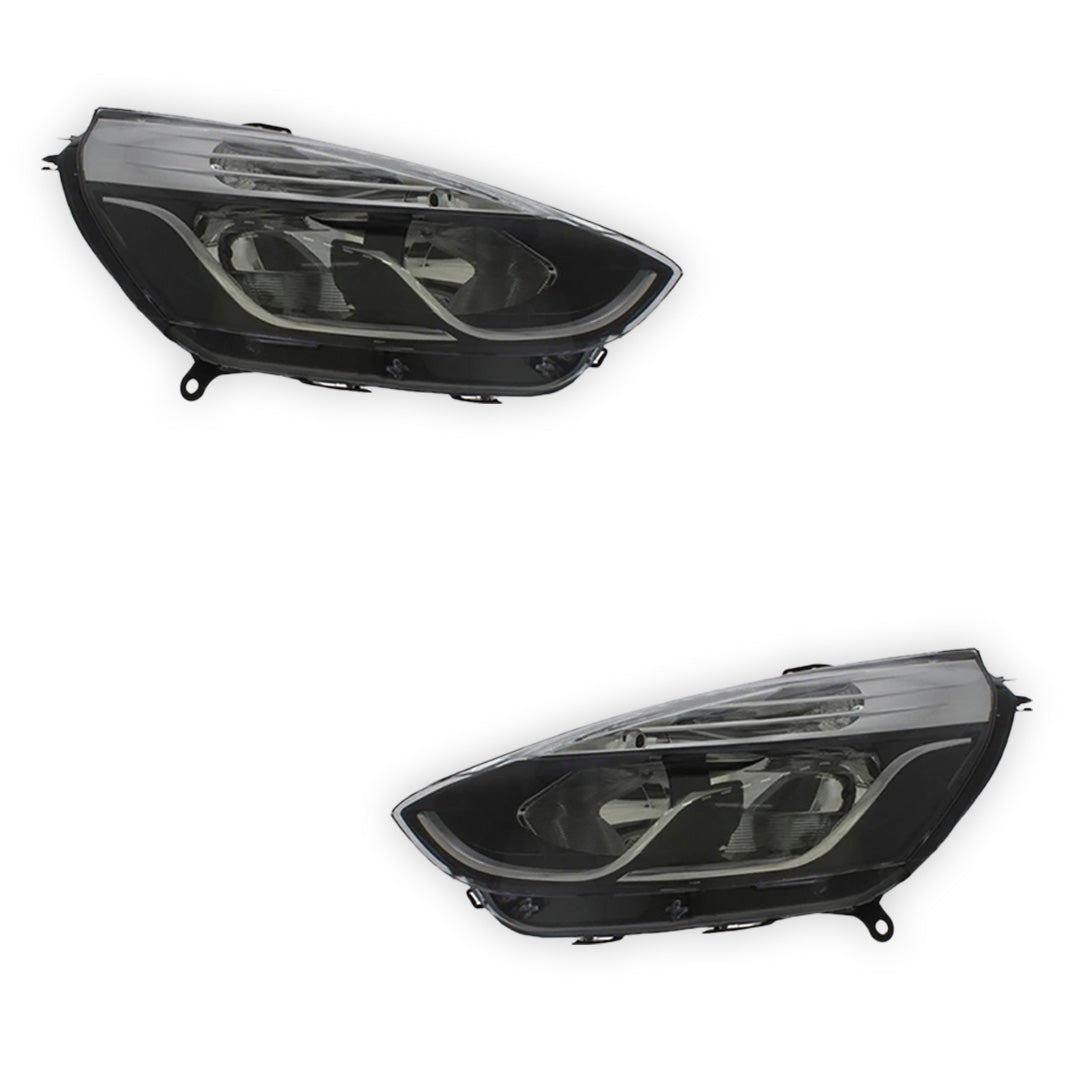 Renault Clio MK4 Black Headlights 2012 - 2016 OEM-Style Aftermarket Left & Right