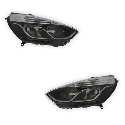 Renault Clio MK4 Black Headlights 2012 - 2016 OEM-Style Aftermarket Left & Right