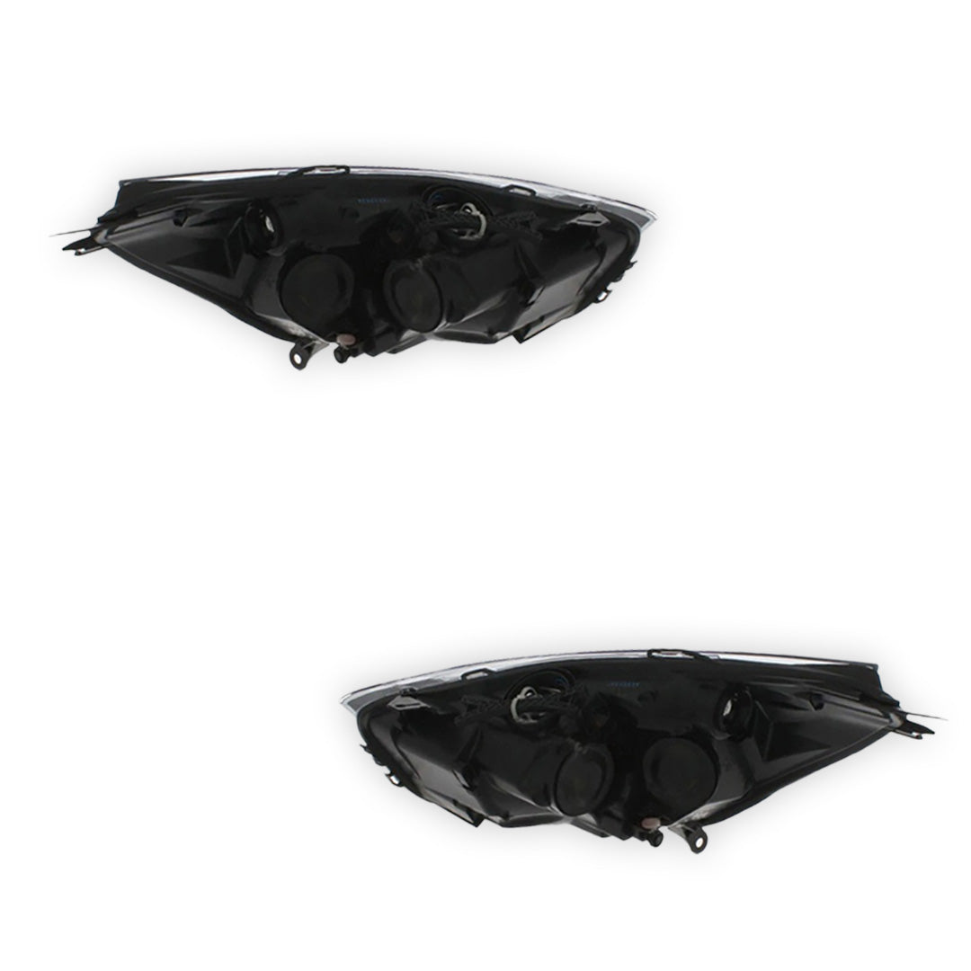 Renault Clio MK4 Black Headlights 2012 - 2016 OEM-Style Aftermarket Left & Right
