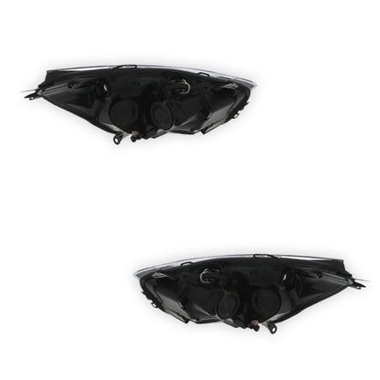 Renault Clio MK4 Black Headlights 2012 - 2016 OEM-Style Aftermarket Left & Right
