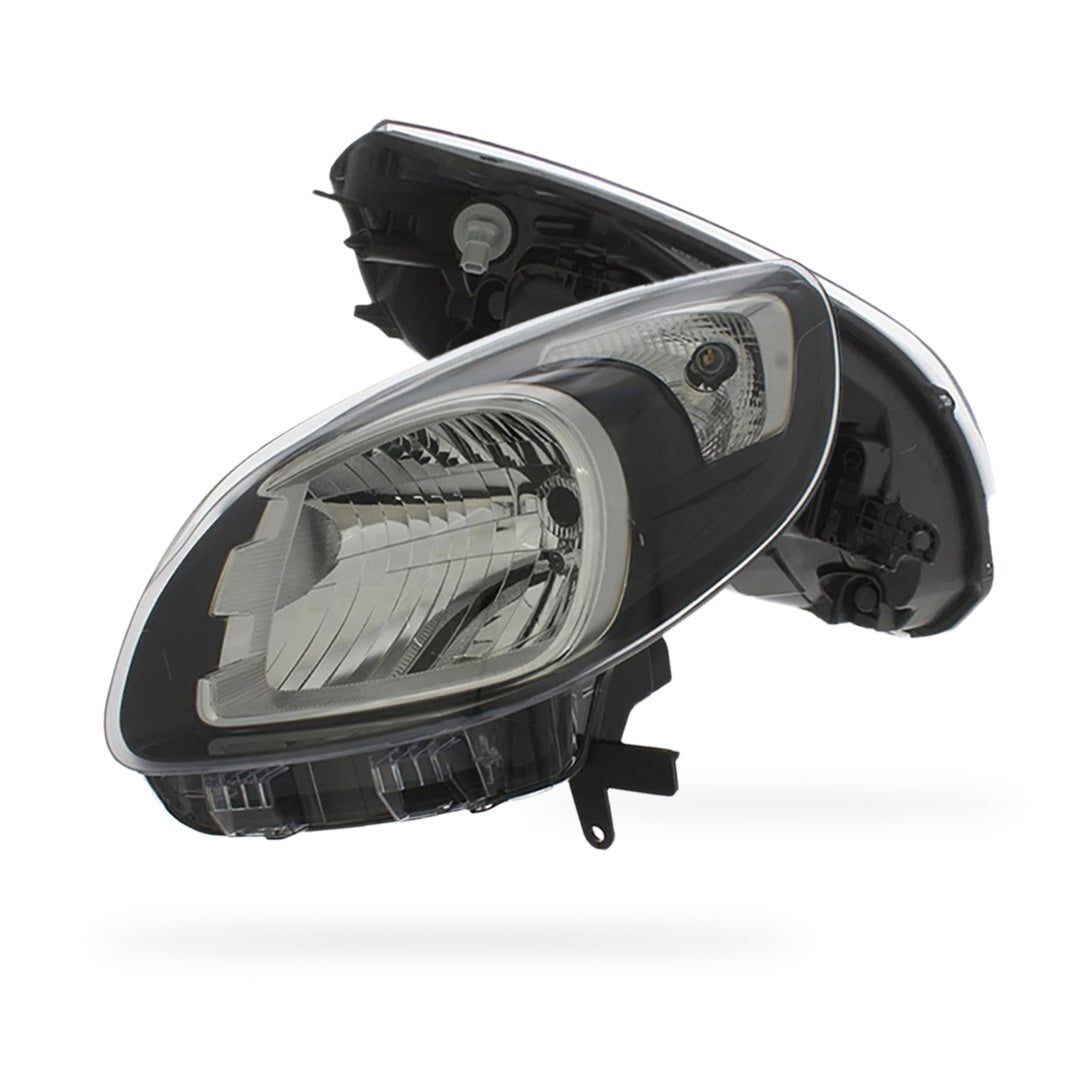 Renault Kangoo MK2 Black Headlights 2013 - 2022 OEM-Style Aftermarket Left & Right
