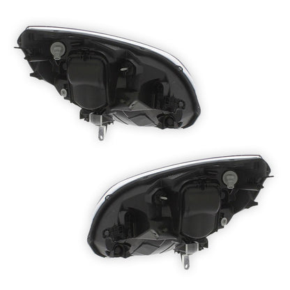 Renault Kangoo MK2 Black Headlights 2013 - 2022 OEM-Style Aftermarket Left & Right