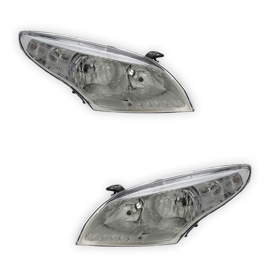 Renault Magane MK3 Chrome Headlights 2008 - 2012 OEM-Style Aftermarket Left & Right