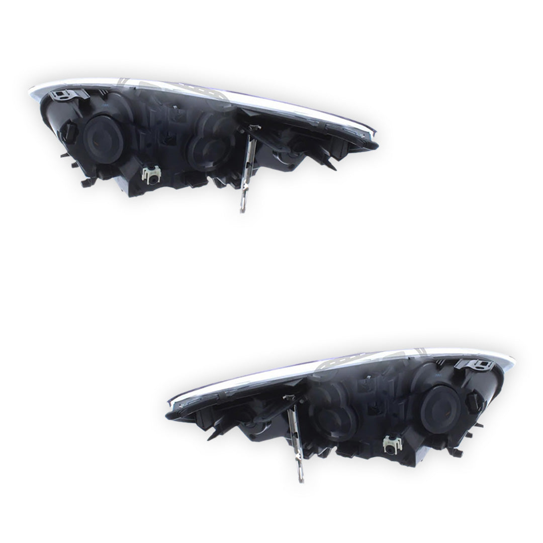 Renault Magane MK3 Black Headlights 2014 - 2017 OEM-Style Aftermarket Left & Right