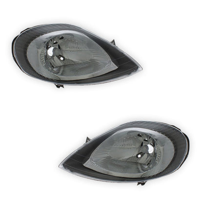 Renault Traffic Chrome Headlights 2001 - 2006 OEM-Style Aftermarket Left & Right