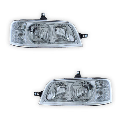 Citroen Relay Chrome Headlights 2002 - 2006 OEM-Style Aftermarket Left & Right