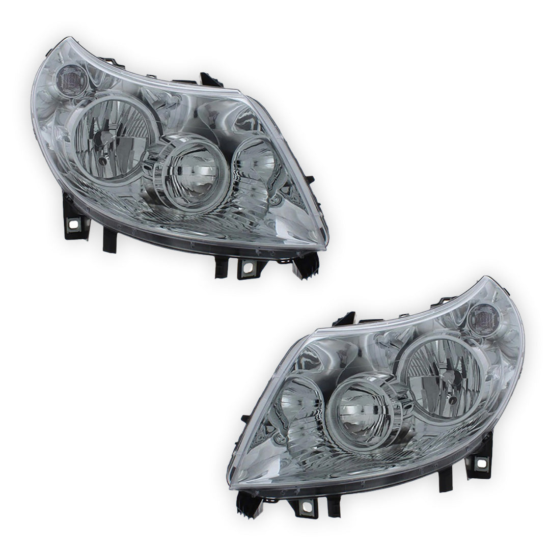 Citroen Relay Chrome Headlights 2011 - 2014 OEM-Style Aftermarket Left & Right