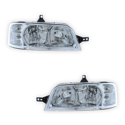 Fiat Ducato Chrome Headlights 2002 - 2006 OEM-Style Aftermarket Left & Right