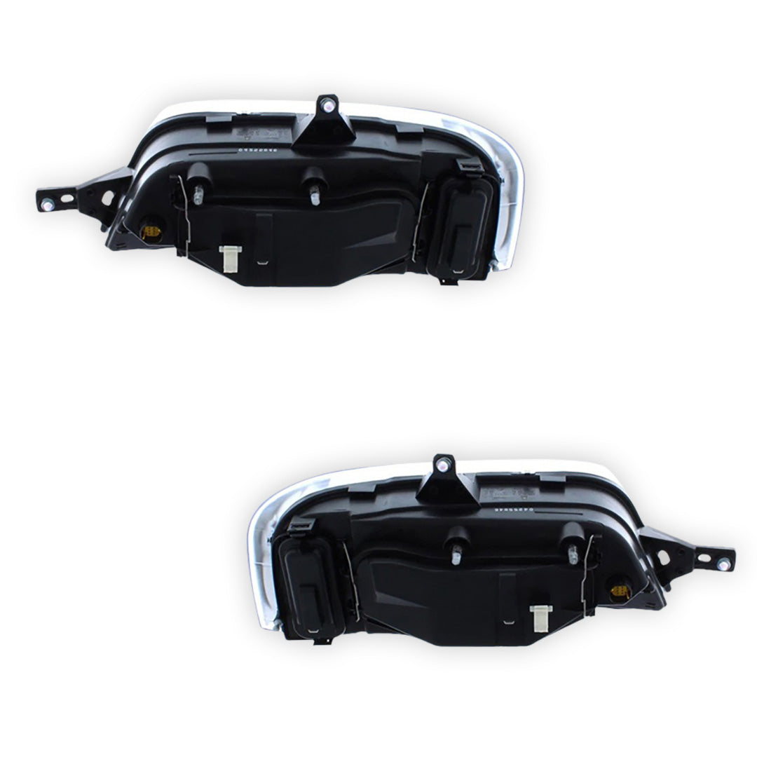 Fiat Ducato Chrome Headlights 2002 - 2006 OEM-Style Aftermarket Left & Right